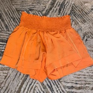 Orange pants store shorts (Koch Dupe)